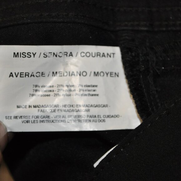 Gloria Vanderbilt womens black dress pants slacks sz 14 (27K) - Picture 7 of 8